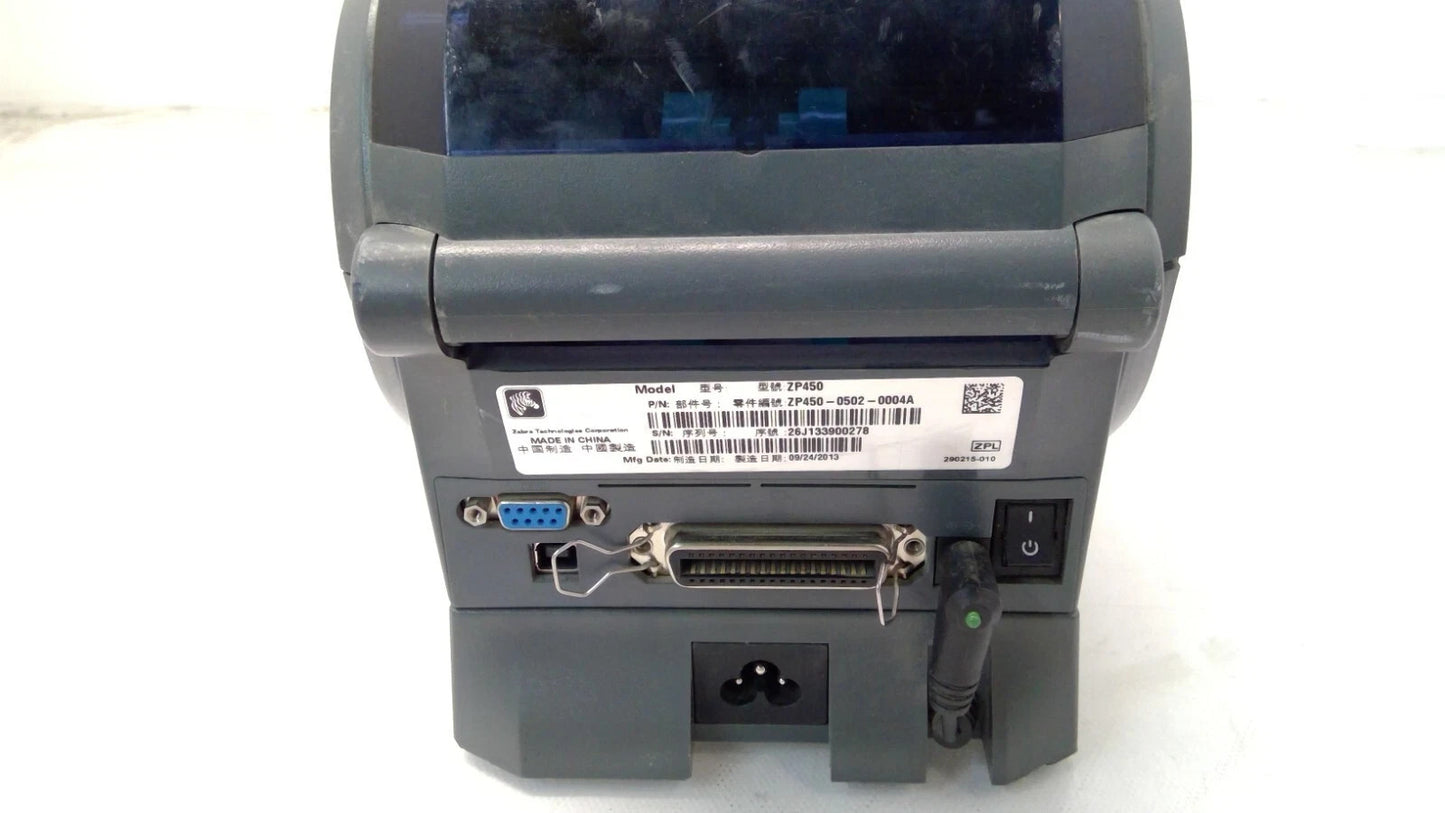 Zebra ZP450 CTP Ethernet Direct Thermal Label Printer ZP450-0502-0004A