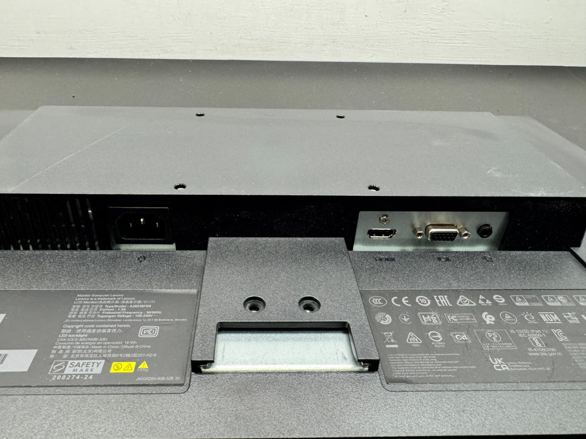Lenovo C24-20  24" FHD Monitor VA Panel, HDMI VGA , No Stand-Tested *READ*