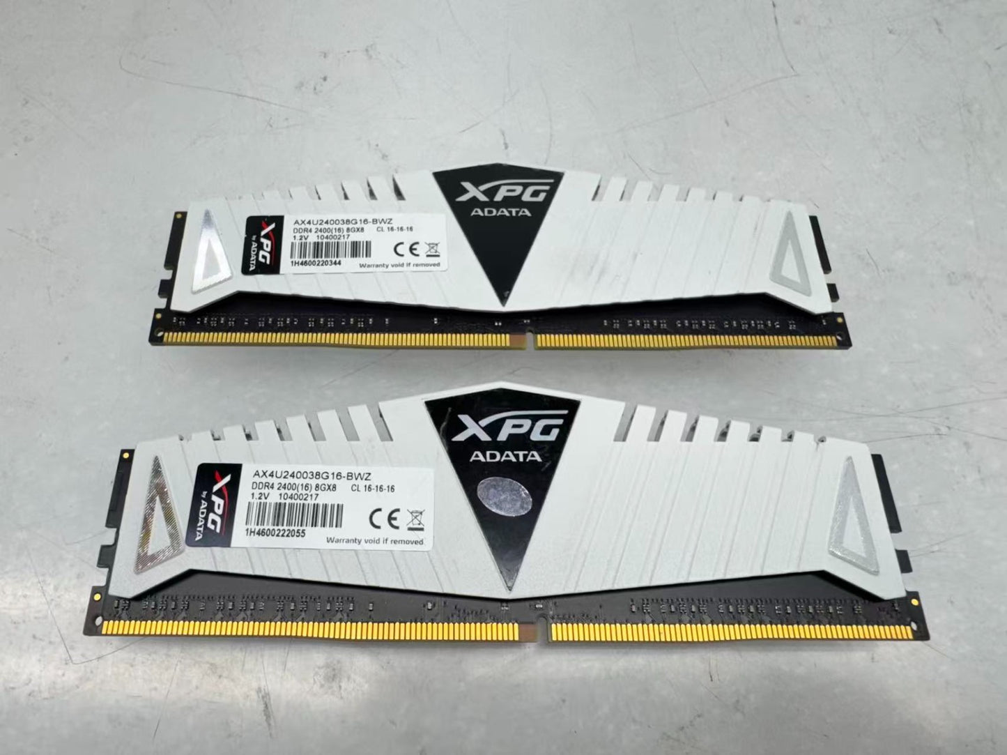 ADATA XPG 16GB 2x8GB DDR4 2400MHz 8GX8 Ram Memory AX4U240038G16-BWZ