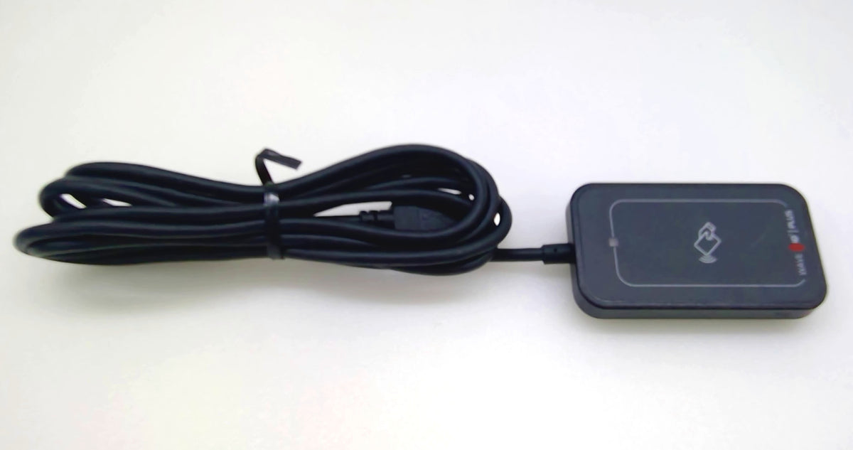 rf IDEAS WAVE ID Plus RDR-80031BKU USB RFID Proximity Card Reader