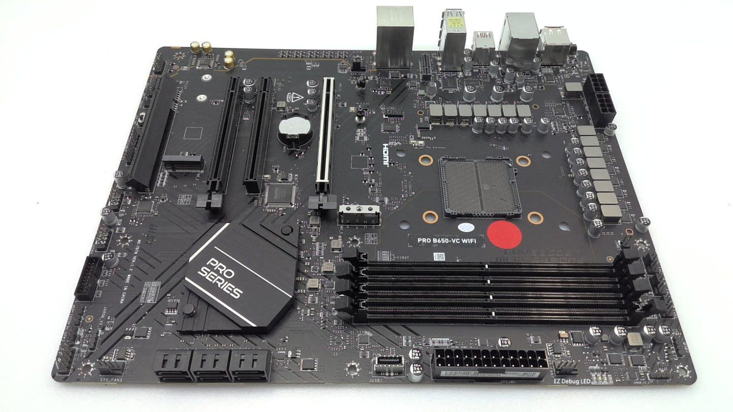 3X *For Parts* MSI PRO B650-VC WIFI & PRO A620M-E & ASRock B660M-C MIX No WIFI