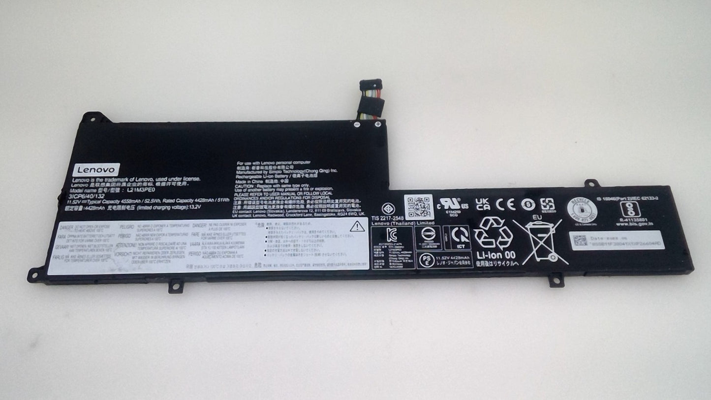 Genuine L21B3PE0 L21L3PE0 L21M3PE0 Battery  Lenovo IdeaPad Flex 5 16ALC7 14IAU7