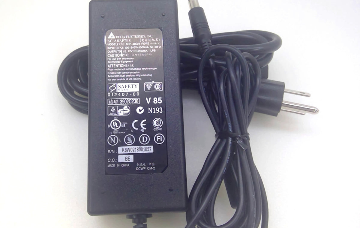 Genuine Delta ADP-50GH REV.B 12V 4.16A 50W AC Adapter 6.5x3.0mm Power Supply
