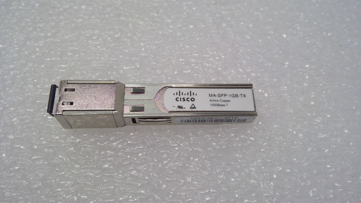 Cisco MA-SFP-1GB-TX Meraki 1000Base-T 1GbE SFP Active Copper