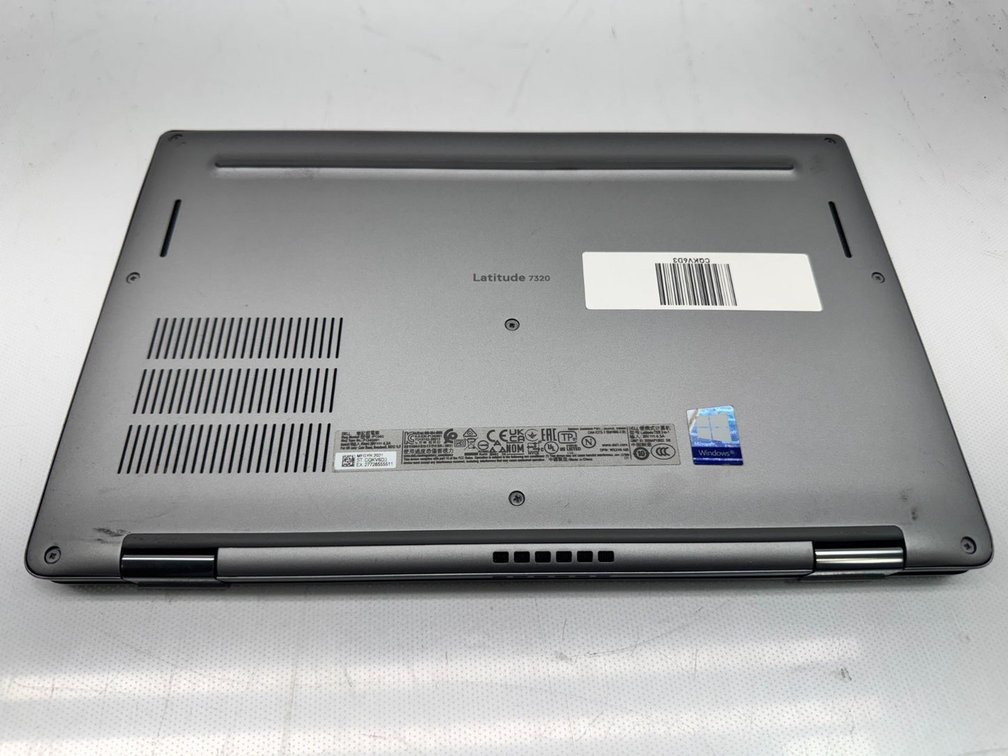 Dell Latitude 7320 Laptop Intel i7-1185G7@3.00GHz 16GB No HDD W/AC *READ*