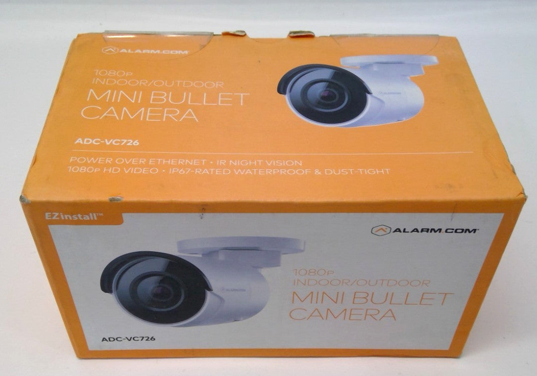 Alarm.com ADC-VC726 INDOOR/OUTDOOR 1080P 4mm HD MINI BULLET CAMERA