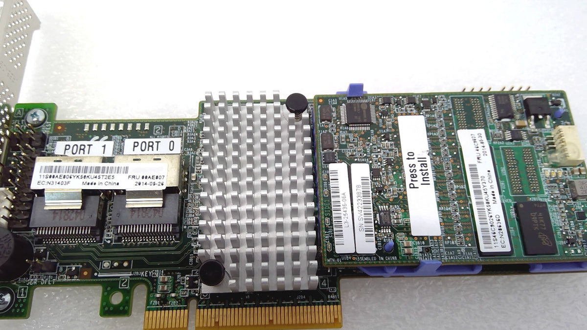 IBM Lenovo ServeRAID M5110 6Gbps RAID Controller 1GB Flash Cache 00AE807 46C9027