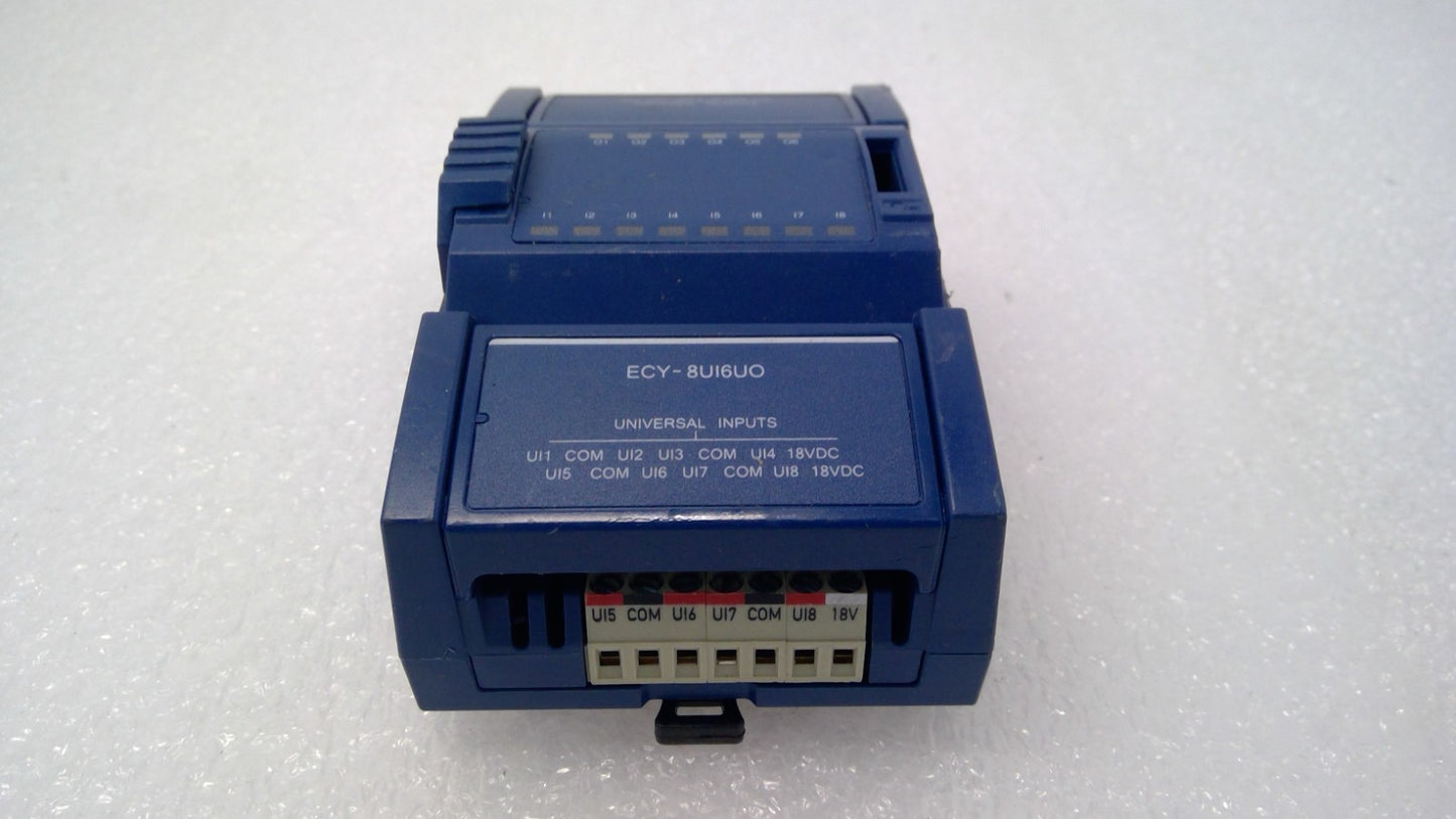 Distech Controls ECY-8UI6UO I/O Extension Module Eclypse 8 Input 6 Output *Read*