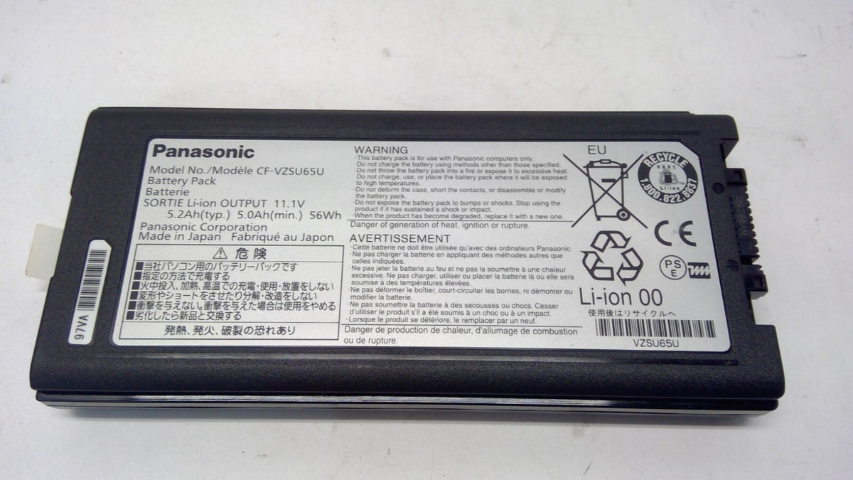 Original Panasonic Laptop Battery CF-VZSU65U for Toughbook CF-C1 Series