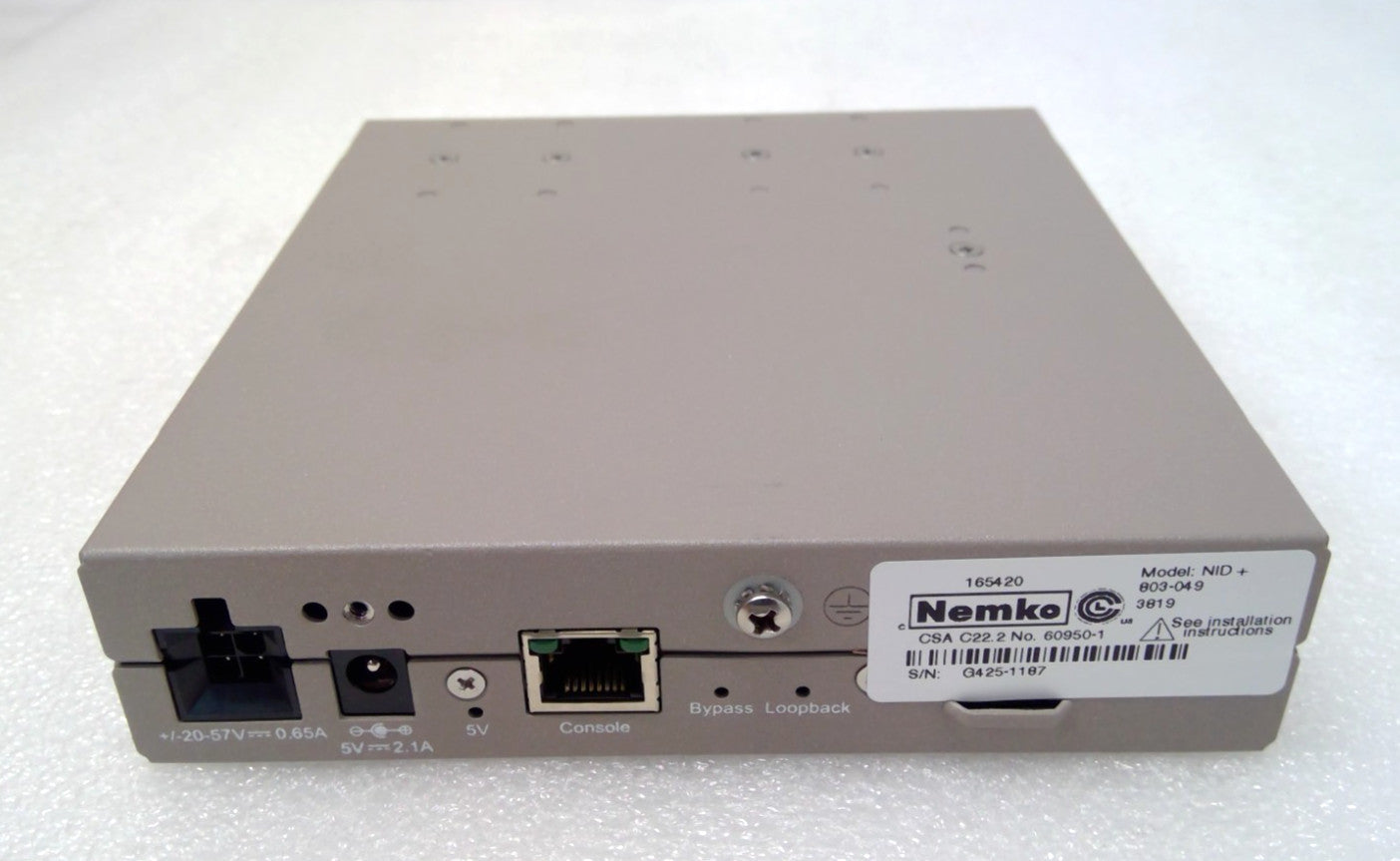 Accedian Networks MetroNID AMN-KIT-1000-TE-RSH 4xSFP network interface device