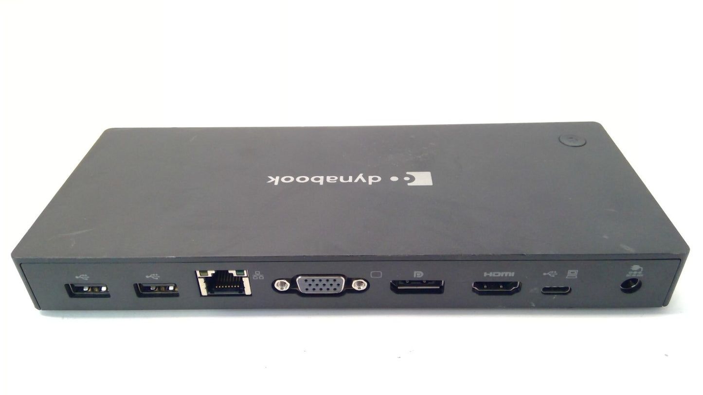 Toshiba Dynabook USB-C Docking Station PA5356U-1PRP - No Power Adapter