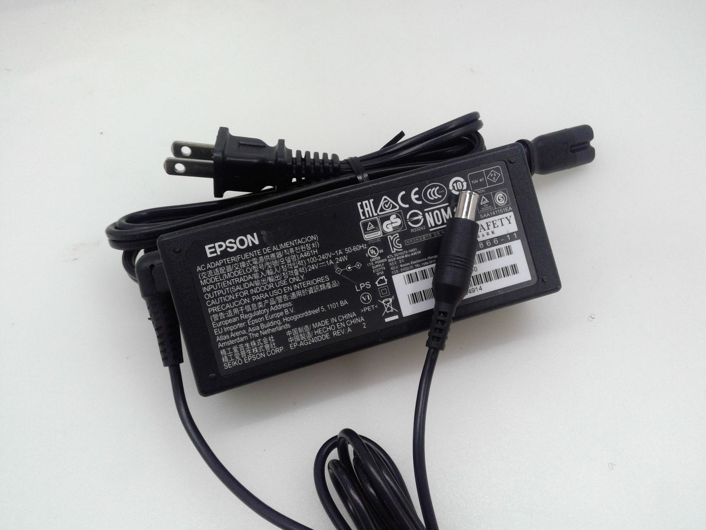 Genuine A461H AC Adapter for Epson WorkForce DS-410 DS-530II Document Scanner