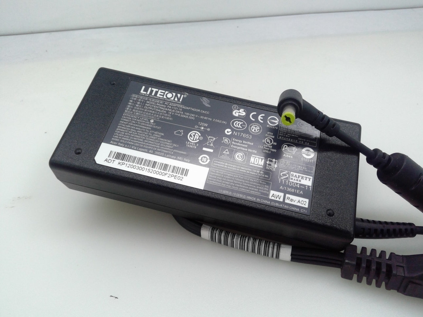 Genuine LITEON AC Power Adapter 19V 6.32A  5.5*1.7mm for PA-1121-04 PA-1121-16