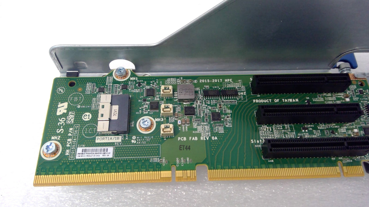 HPE 875086-001 851410-001 ProLiant DL380 Gen10 2-SFF NVMe Drive Cage w/Riser Kit