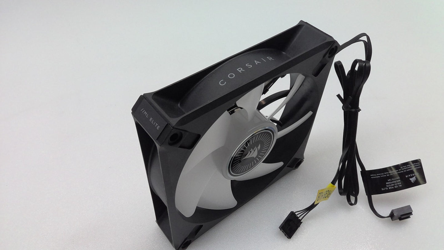 Corsair RWF0068 ML RGB Multicolor Cooling Fan Black 12VDC 0.12A 4-Pin 31-007278