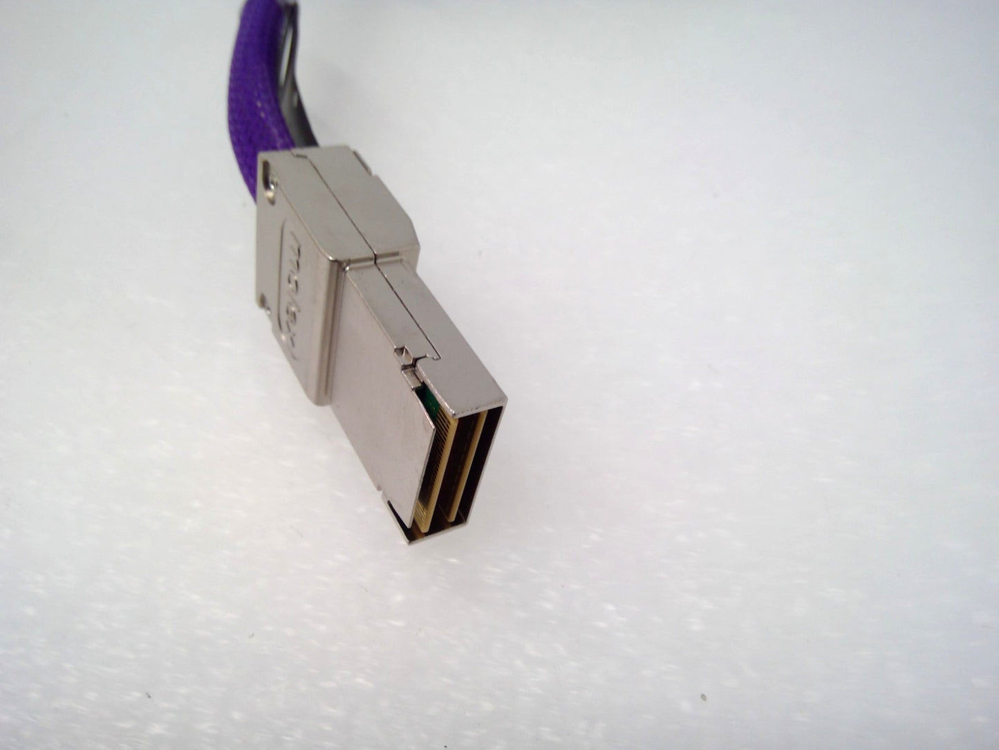Molex 0.22m DAC High Speed PEIe CDFP x16 Connector Cable 32AWG 1049517-03 Purple