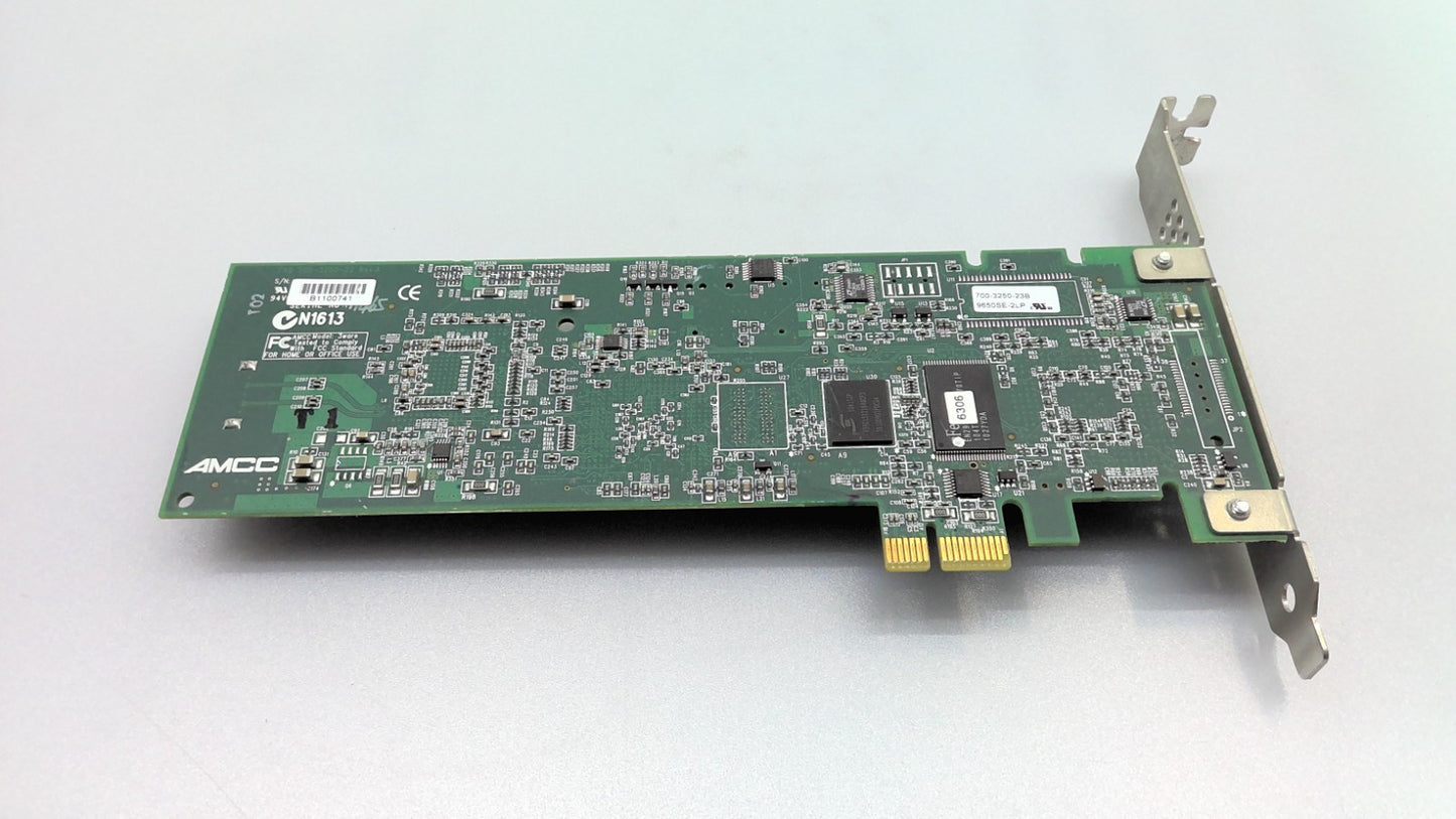 AMCC 3ware LSI 9650SE-2LP Dual Port RAID Drive Controller Card