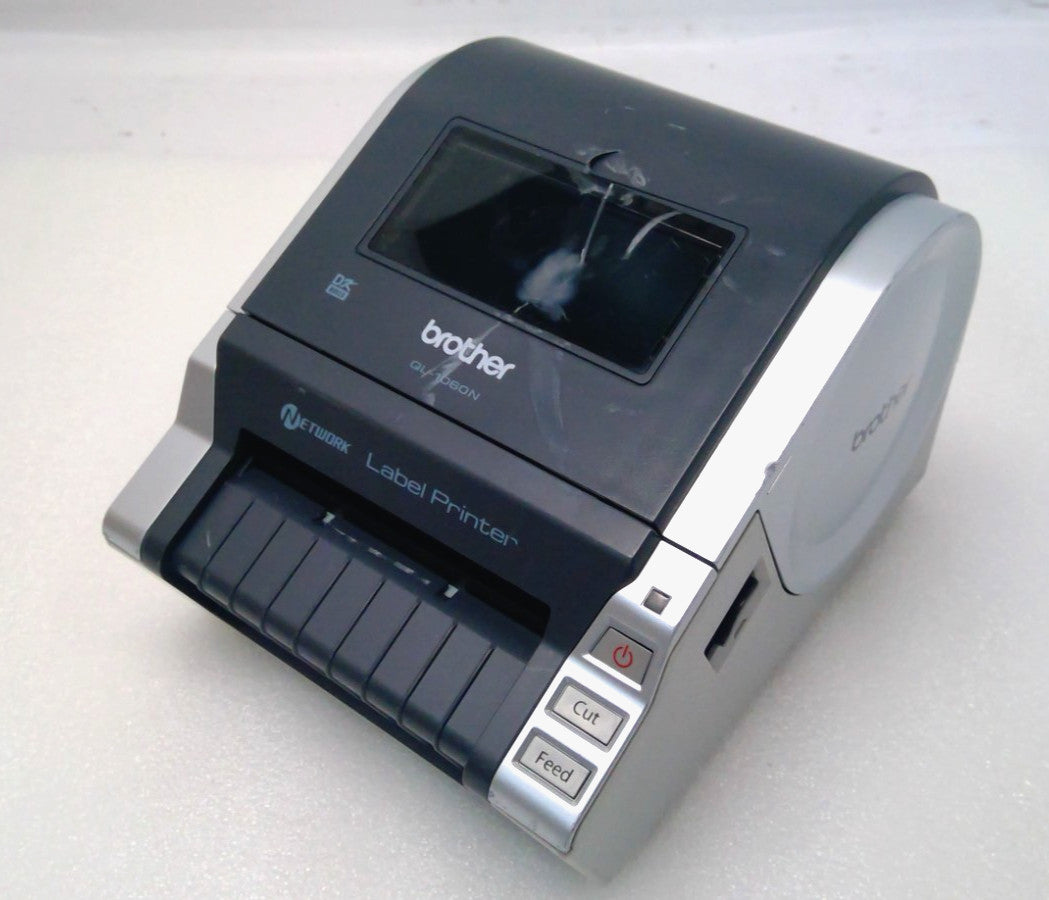 Brother QL-1060N Direct Thermal Network Label Printer *Damaged Label Cover*