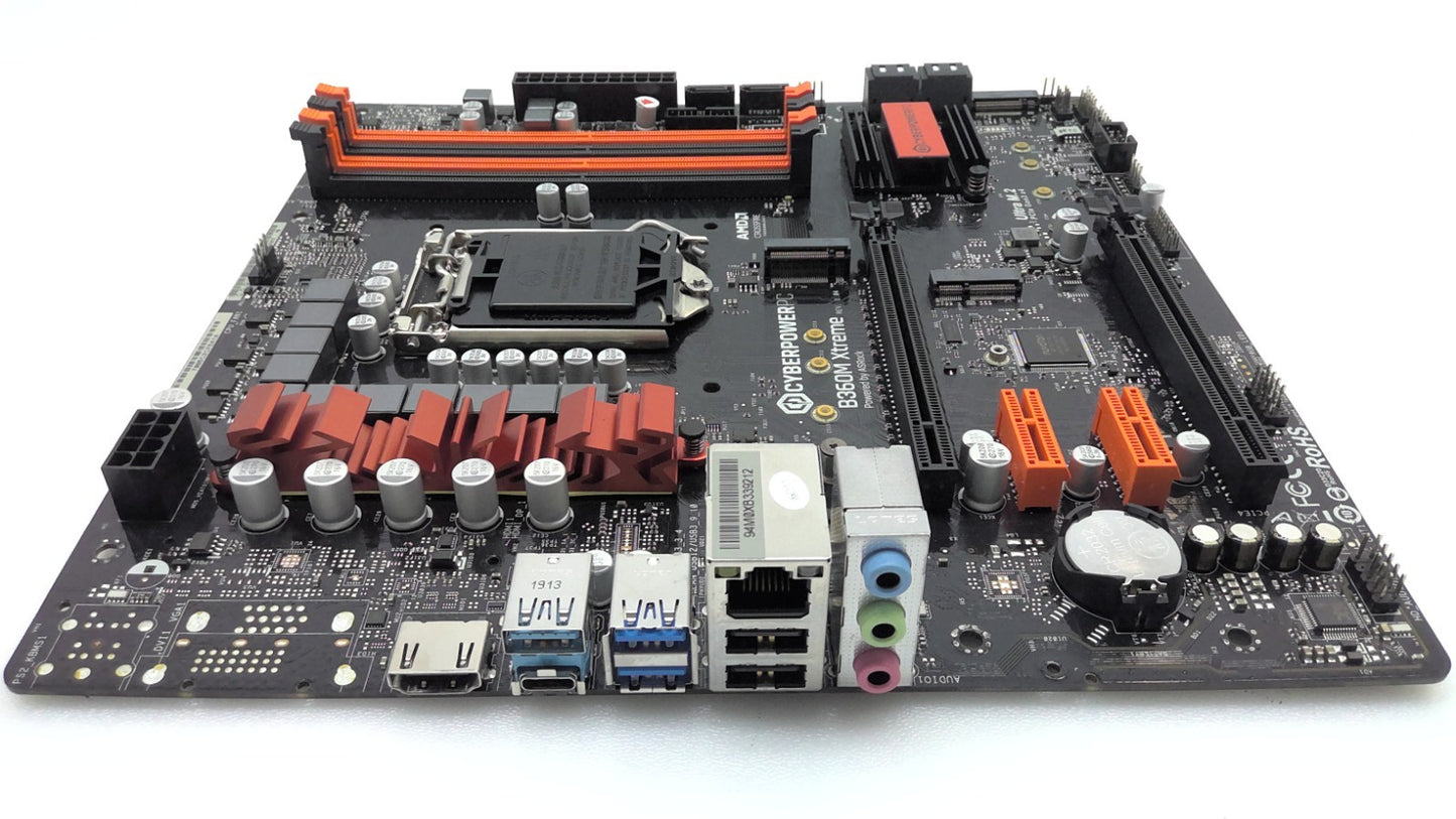 ASRock CyberpowerPC B360M Xtreme LGA1200 Intel Micro ATX Motherboard *Read*