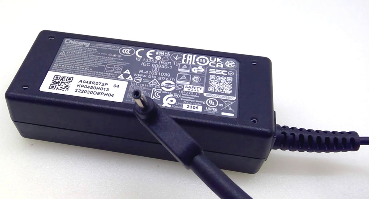 Chicony A18-045N2A 45W 19V 2.37A AC Adapter 3.0x1.0mm for Acer w/ Cord