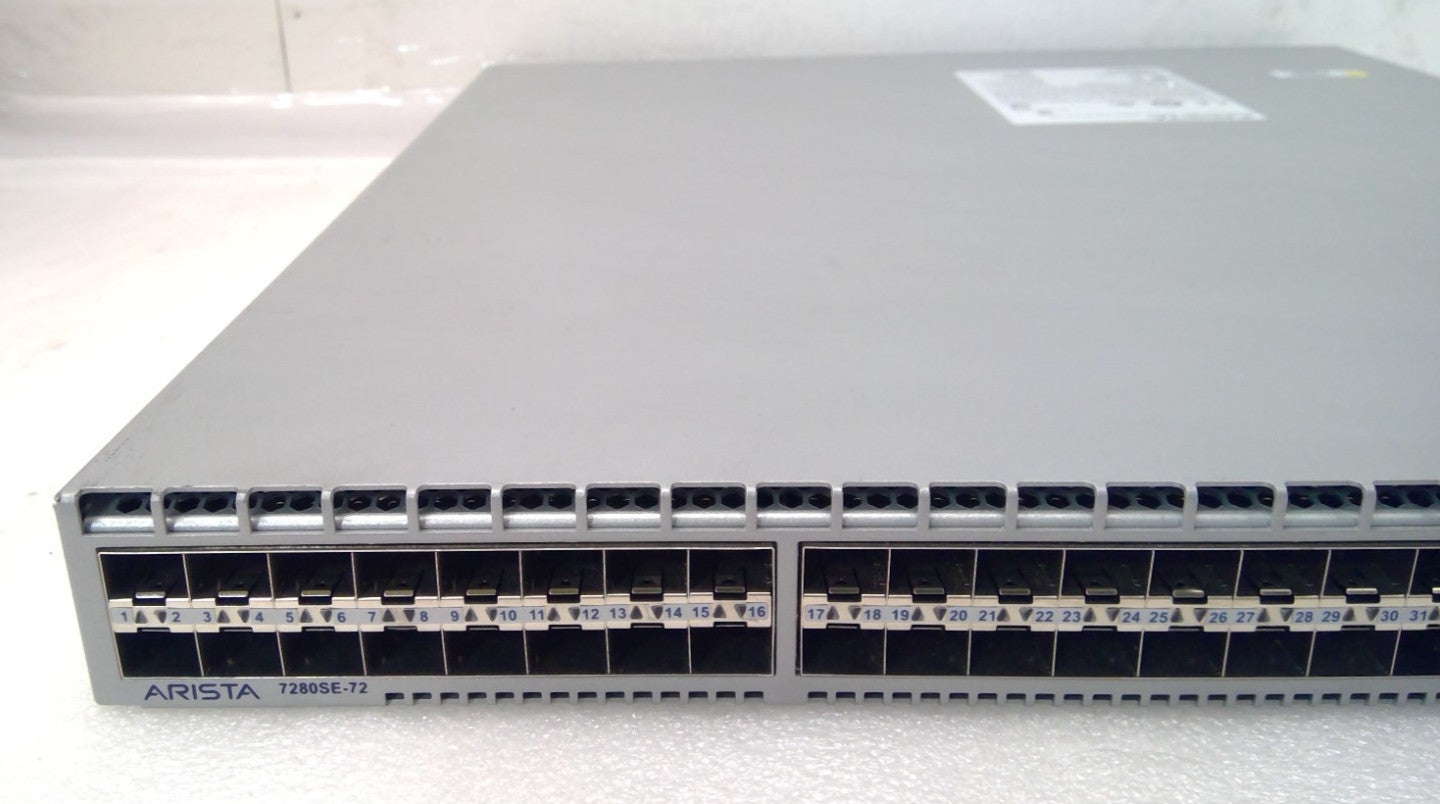 Arista  DCS-7280SE-72-R 48 x 1/10GB SFP 2 x 100GB MXP Port Ethernet Switch