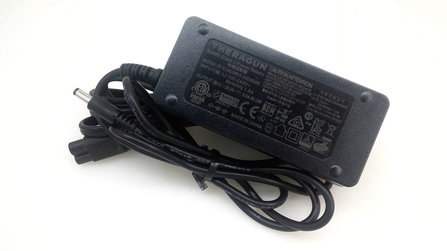 Theragun Class 2 Power Supply 20V 3.0A 60W For Massager Charger RC0653-200300D