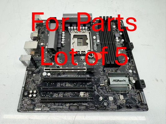 Lot of 5 *For Parts* ASRock B660M-C Motherboard DDR4 Intel Socket 1700 Not work