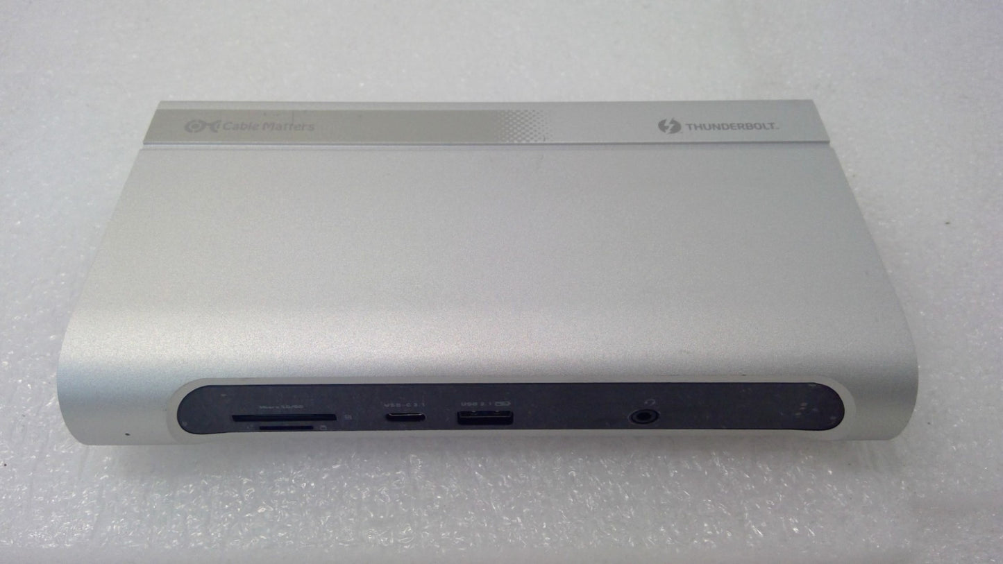 Cable Matters Hybrid Thunderbolt 3 Docking Station Only 96W 107044