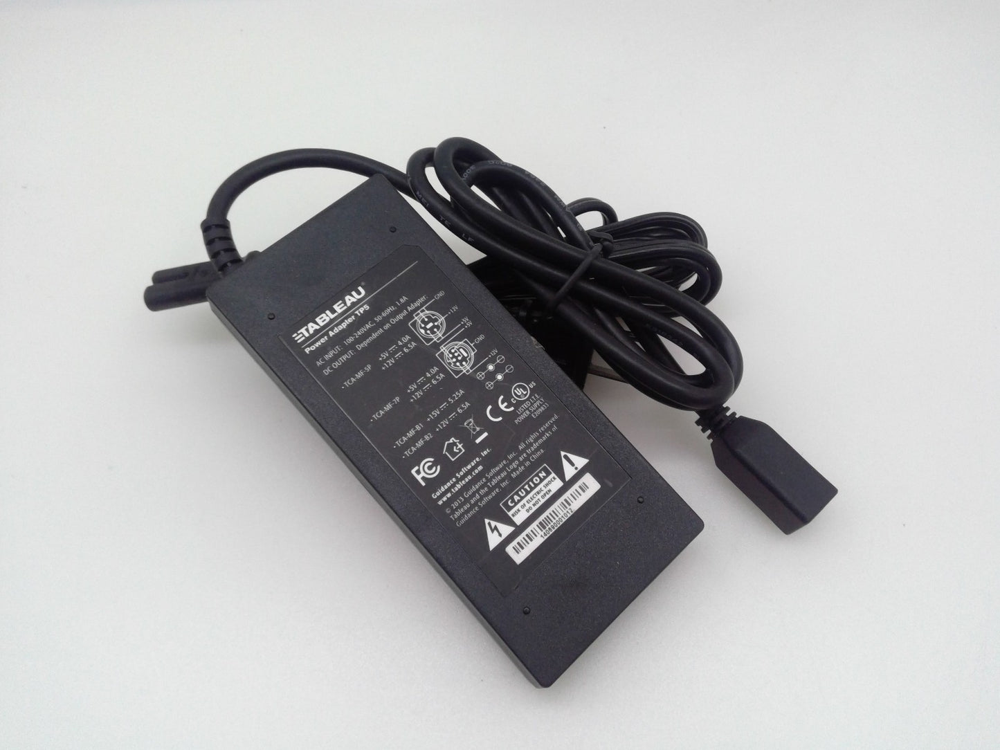 Genuine OEM Tableau AC Power Adapter TP5 5V 4A 12V 6.5A 15V 5.25A Tip 4 Pin