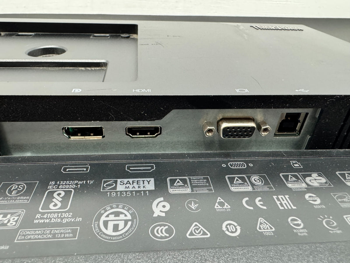 Lenovo T24V-20  24" Monitor, HDMI Displayport , No Stand-Tested *READ*
