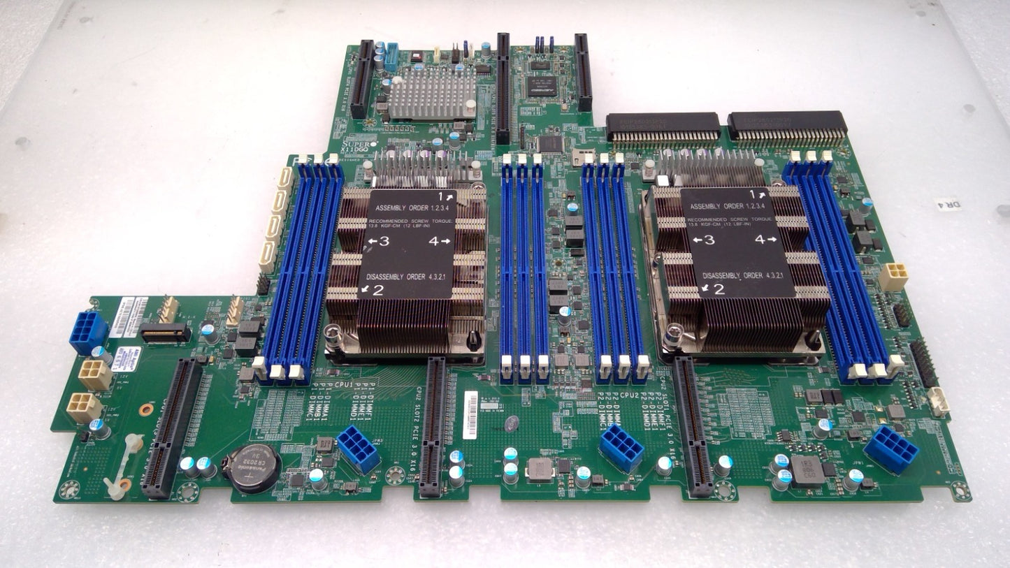 Supermicro X11DGQ Motherboard Come with heat sink