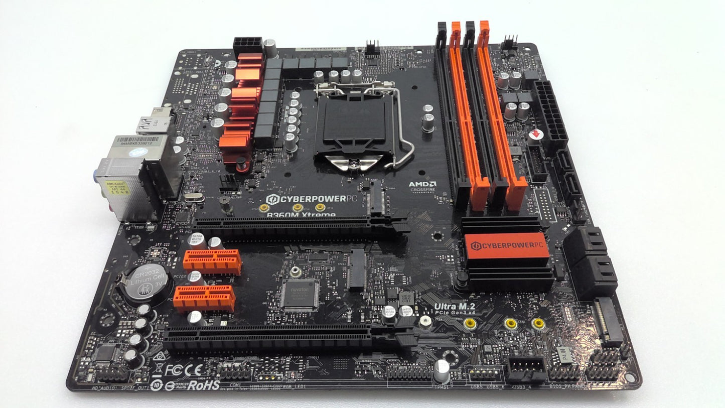 ASRock CyberpowerPC B360M Xtreme LGA1200 Intel Micro ATX Motherboard *Read*