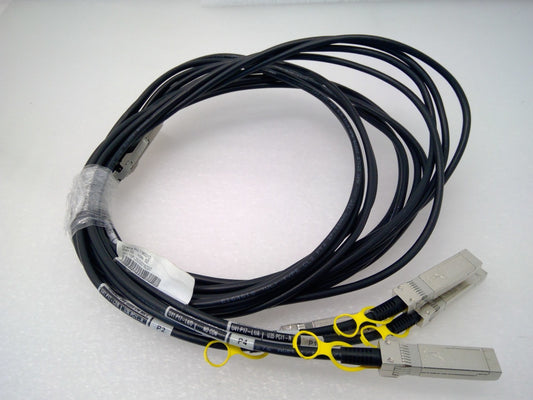 Oracle Volex 2.5m 100G QSFP28 TO 4X25G SFP28 7360012 DAC cable *Yellow pull-tab*