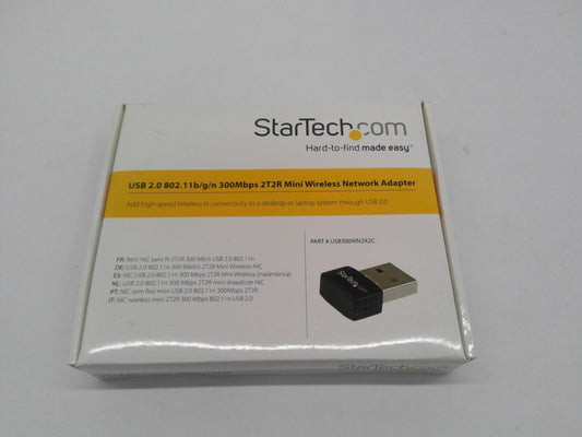 Startech USB300WN2X2C USB 2.0 300 Mbps Mini Wireless-N Network Adapter