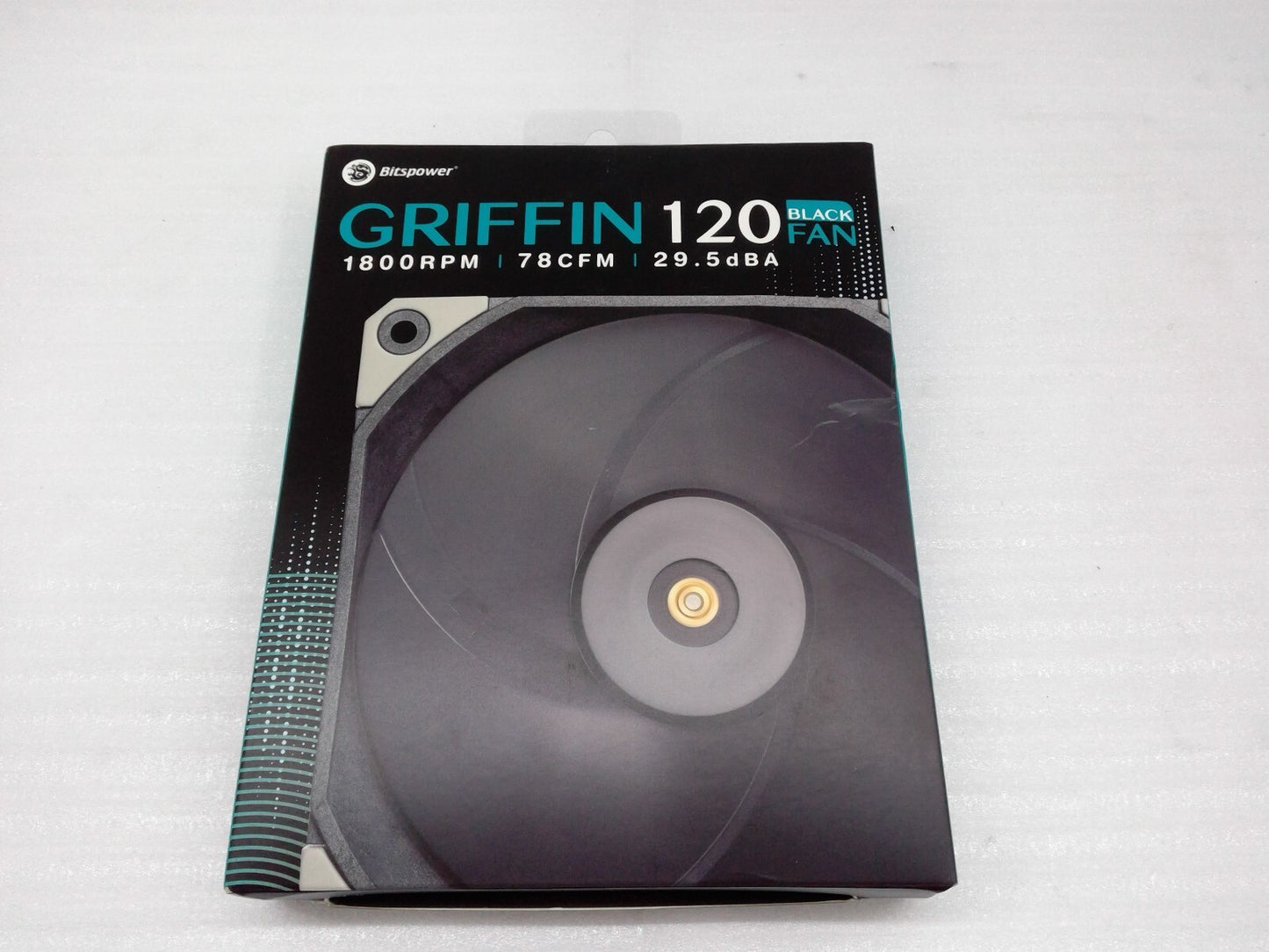 Bitspower Griffin 120 Black Fan 1800RPM 78CFM BPA-GF1218-BK