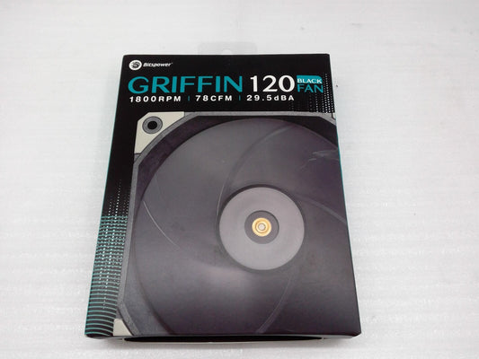 Bitspower Griffin 120 Black Fan 1800RPM 78CFM BPA-GF1218-BK