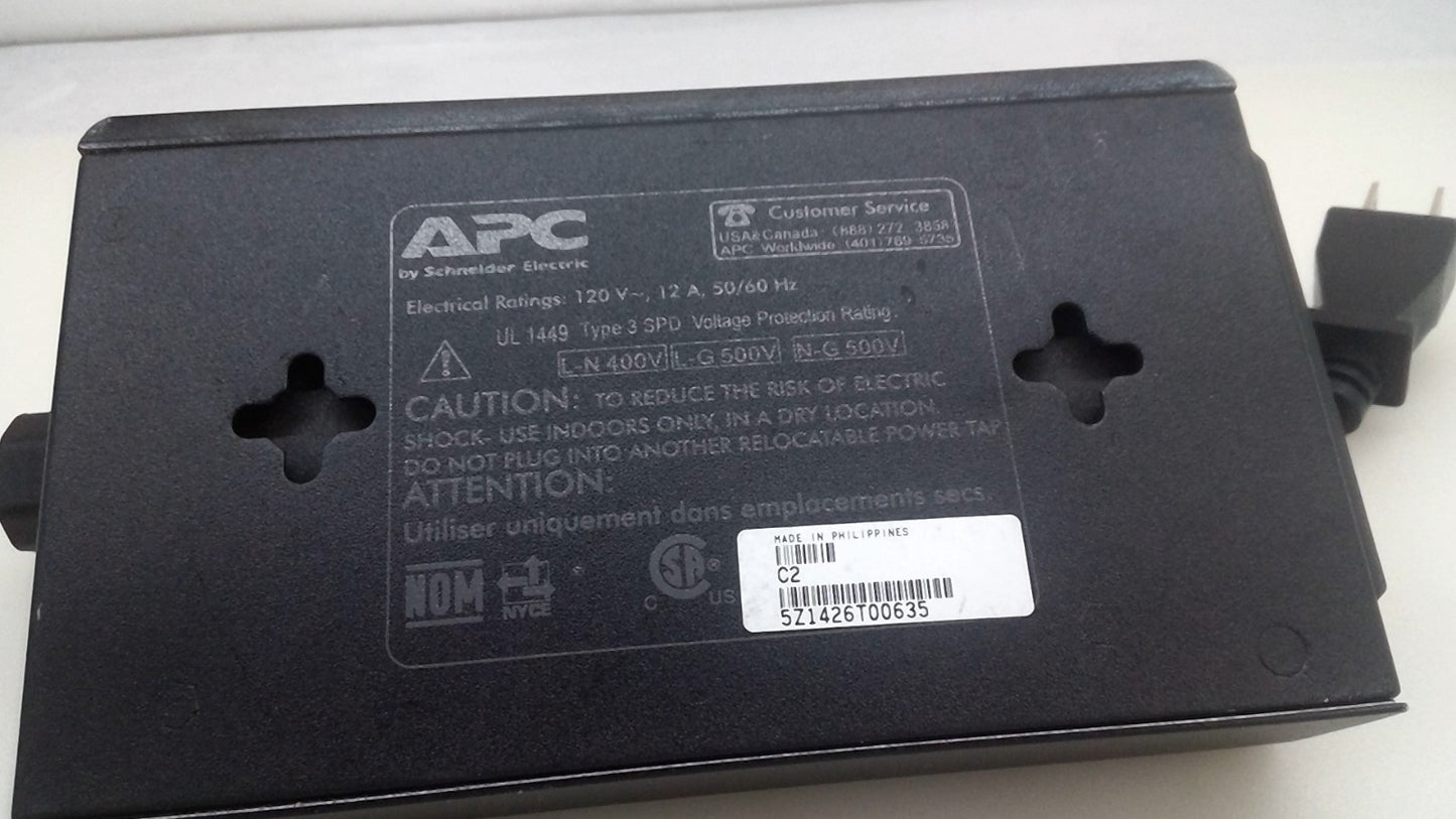 APC C2 AV Power Filter - 2 Outlet Wall Mount Surge Protector & Line Conditioner