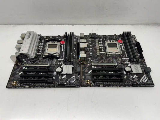 Lot of 2 *For Parts* ASUS B650EM MAX GAMING WIFI AMD motherboard Not Working