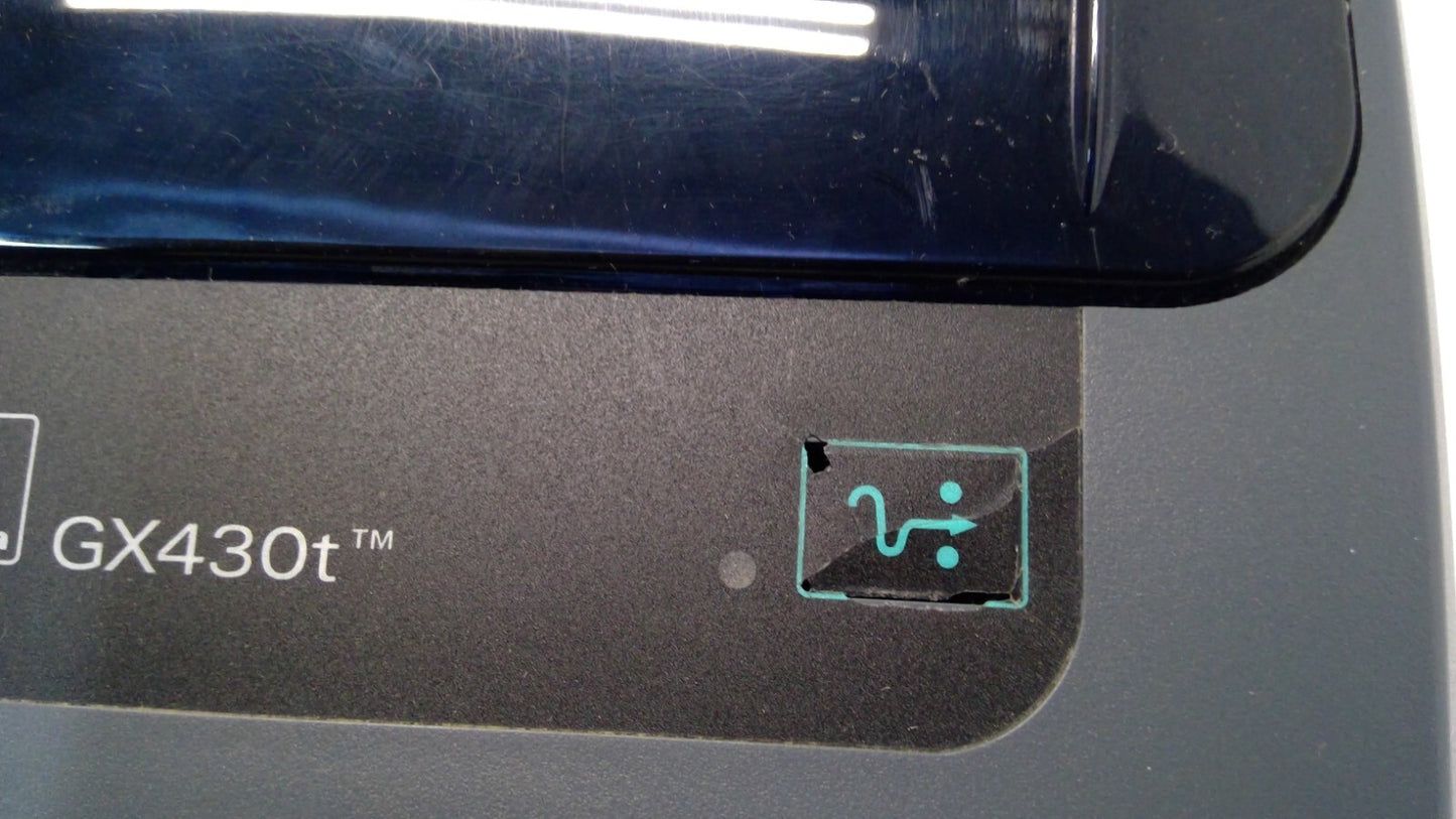 Zebra GX430T Thermal Printer USB and Ethernet GX43-102410-000# Read*Detail*