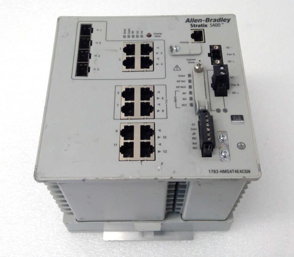 *Read* Allen Bradley Stratix 5400 1783-HMS4T4E4CGN Ethernet Switch L2 PoE+