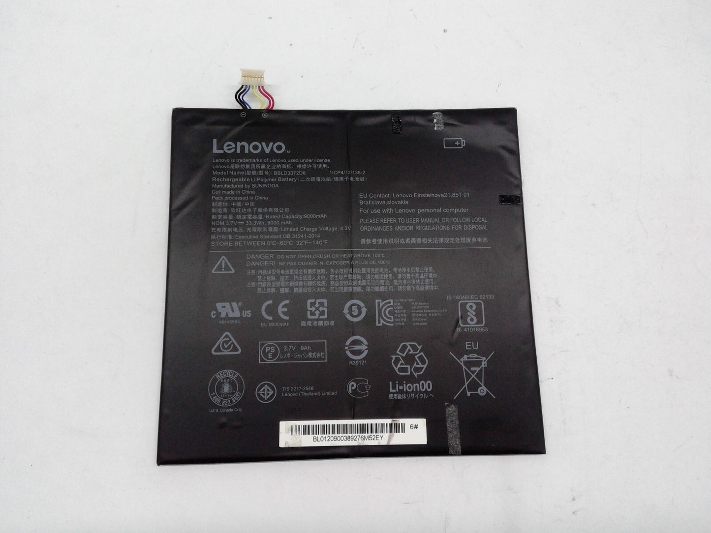 Genuine BBLD3372D8 Lenovo IdeaPad MIIX320-10ICR 325-10ICR 5B10N38140 Battery