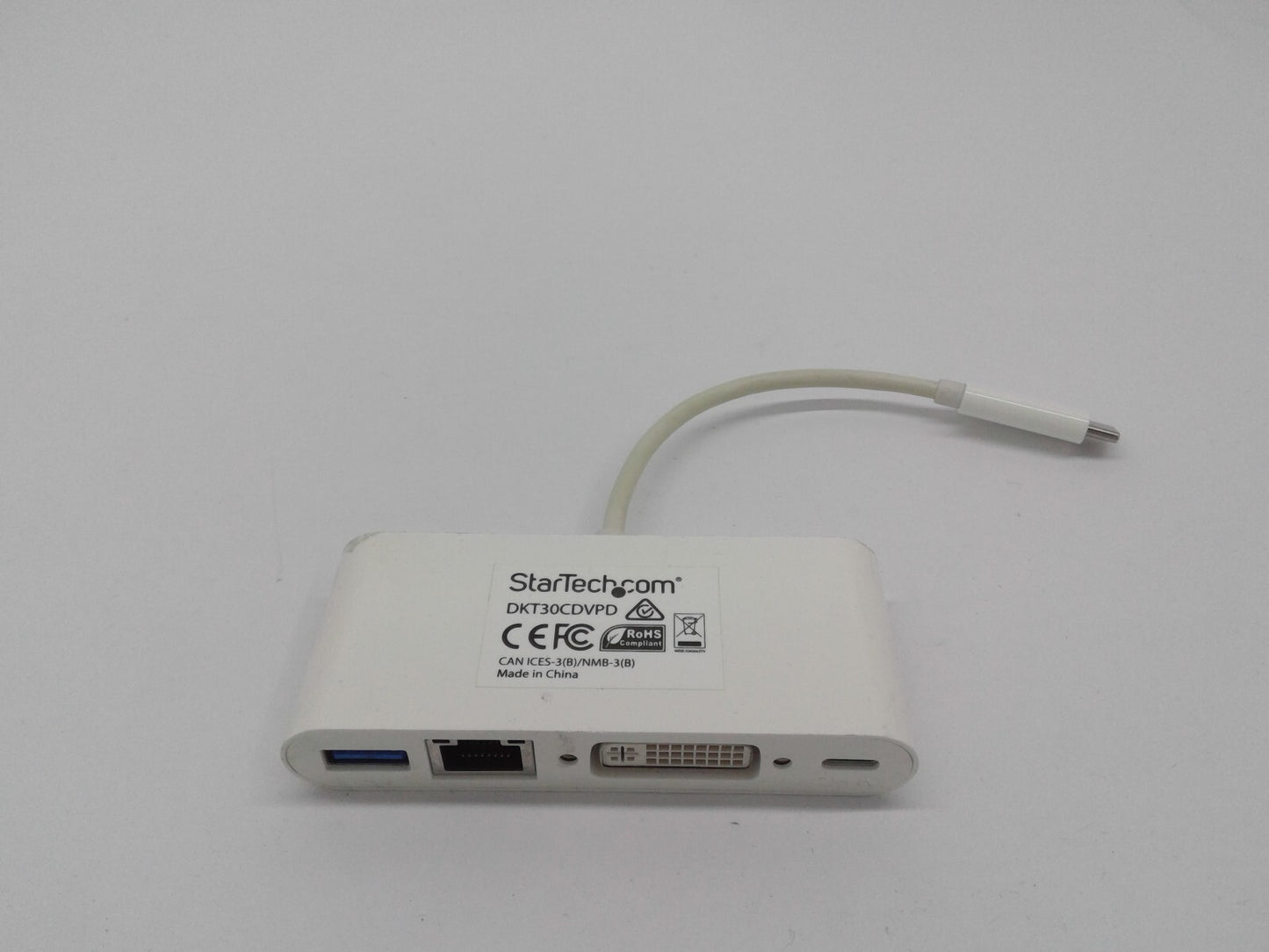 StarTech. Com USB C multiport adapter USB-C E DVI-D (Digital) Video DKT30CDVPD