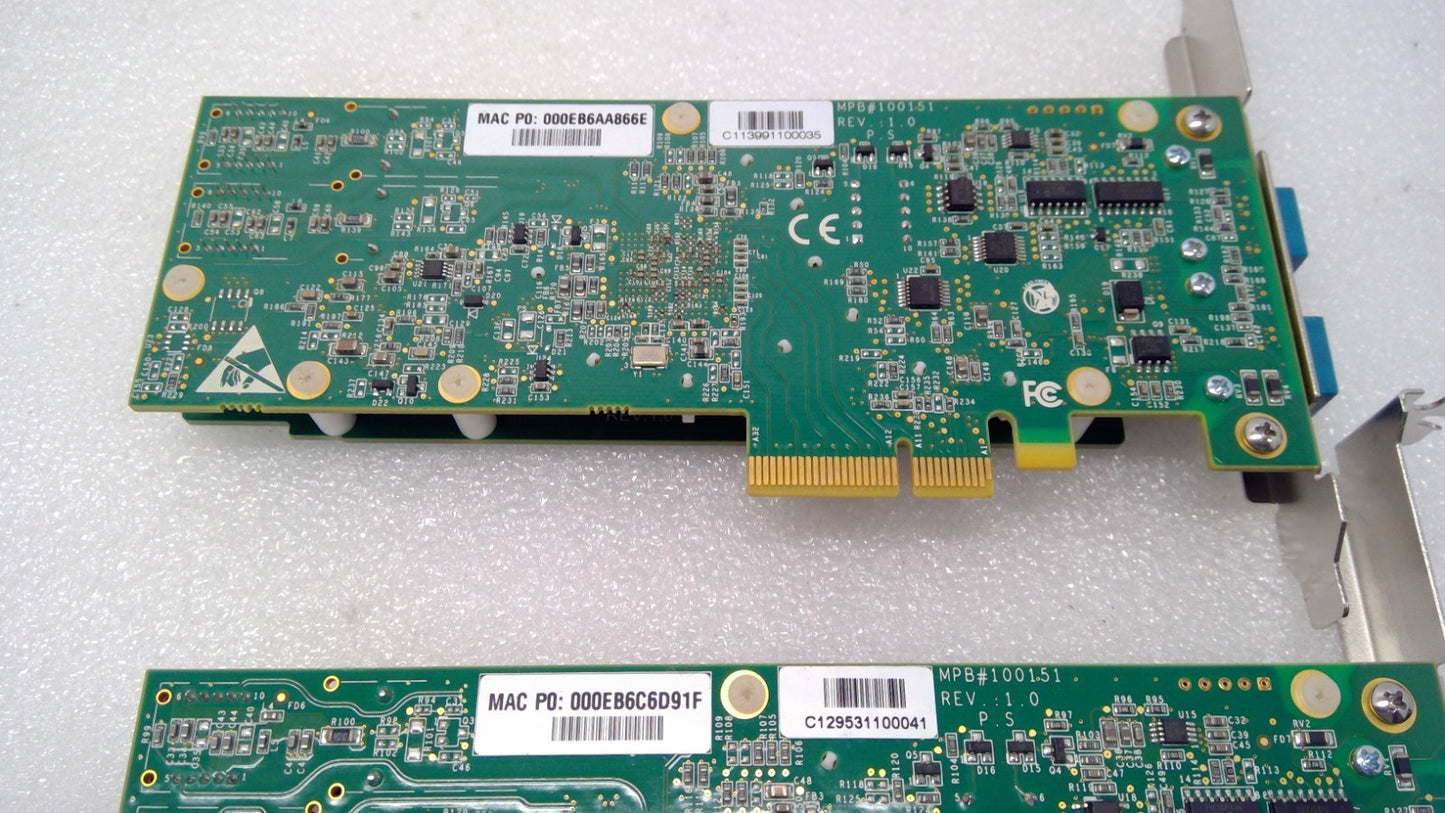 Riverbed 410-00113/114-01 Dual Fiber LX Gig-E Bypass PCI Express Server Adapter