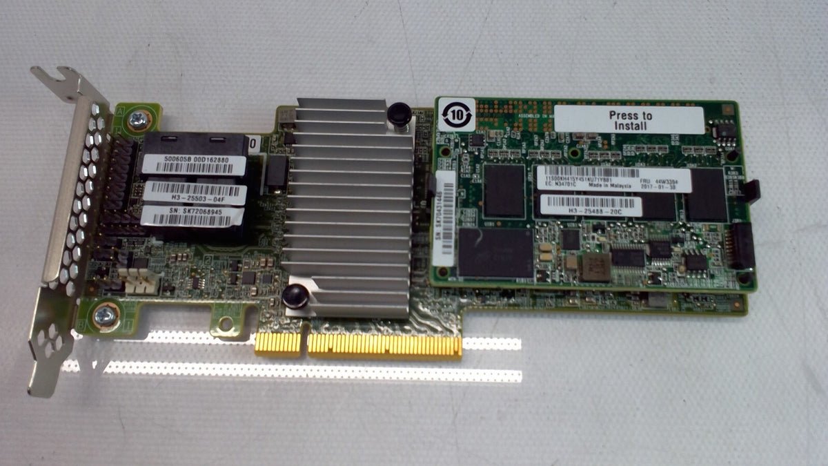 IBM 46C9111 ServeRAID M5210 12Gb/s 1GB Cache RAID Controller Low Profile