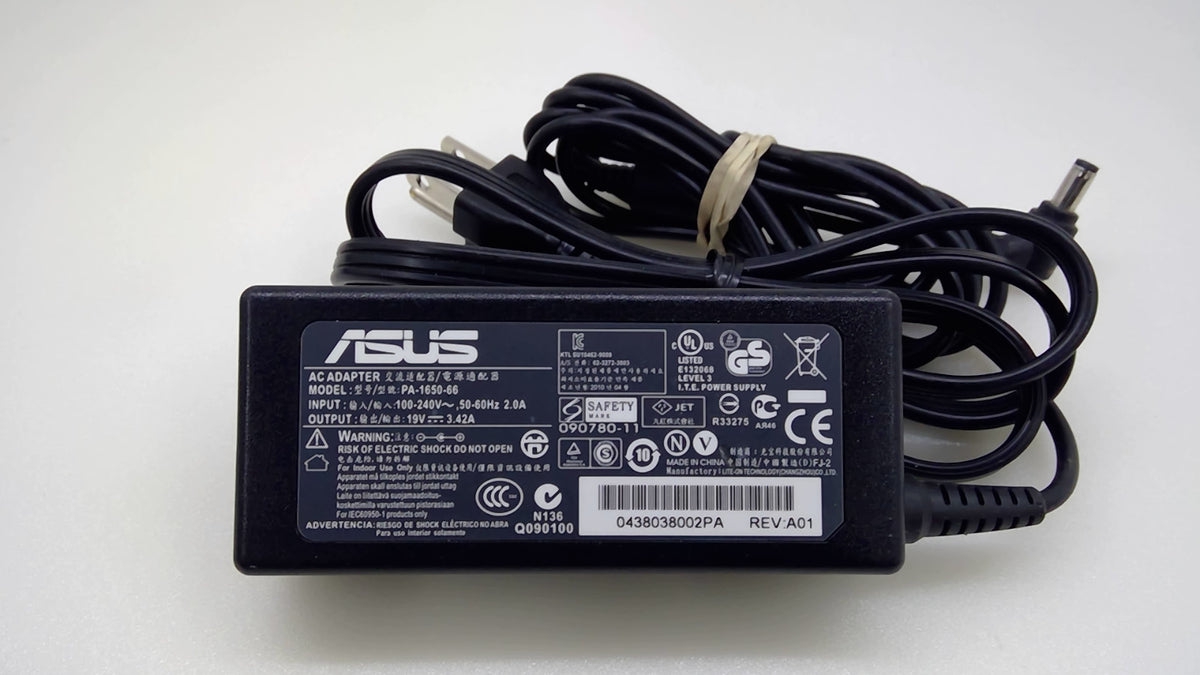 Genuine ASUS PA-1650-66 65W Laptop AC Adapter 19V 3.42A 5.5x2.5mm