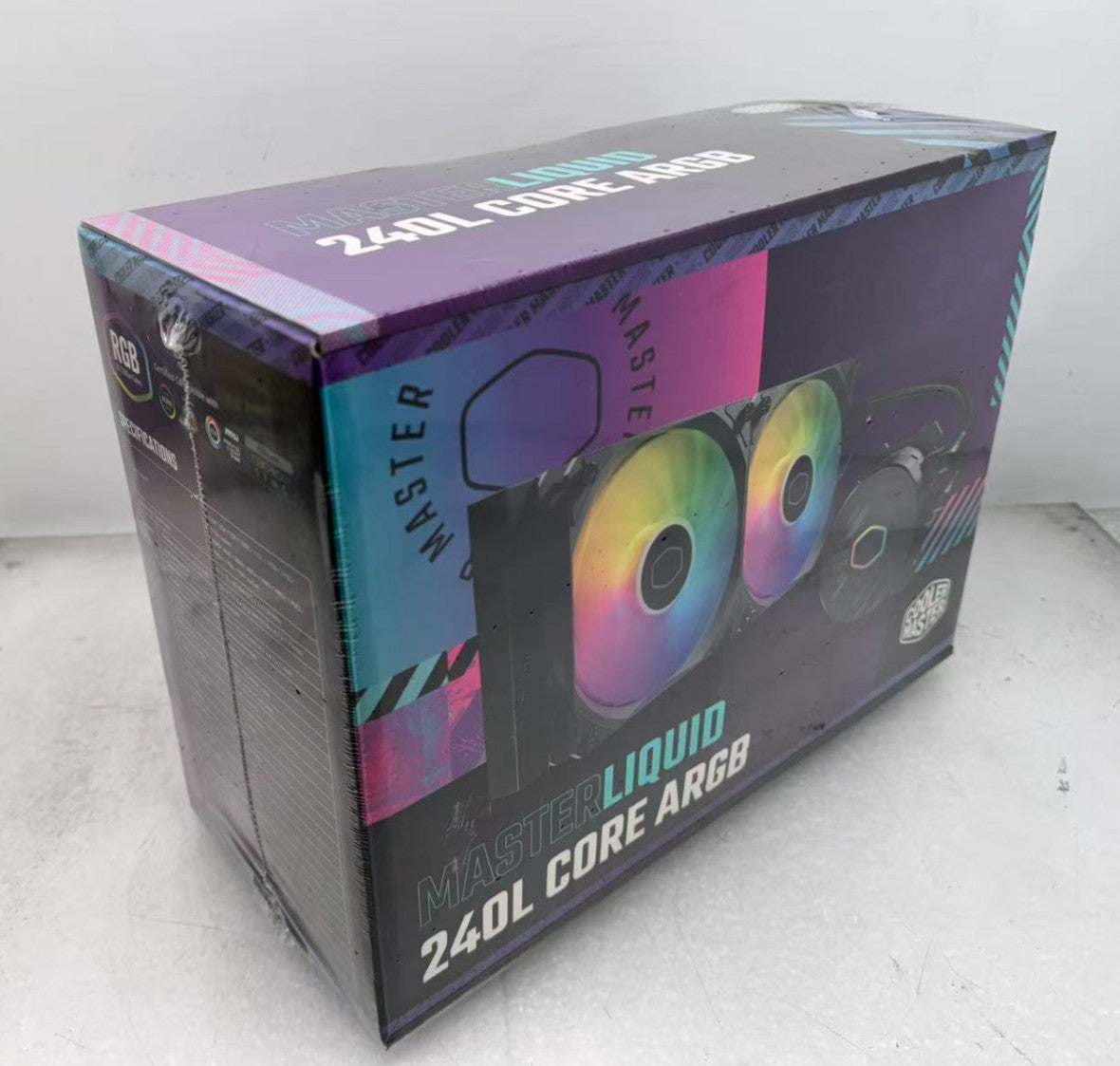 Cooler Master MasterLiquid 240L Core ARGB 240 AIO Cooler Brand New