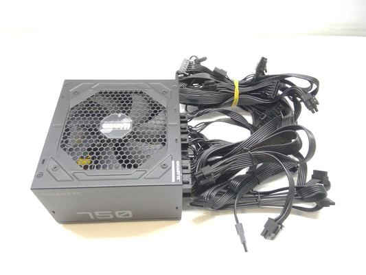 Gigabyte-P750GM, 80 Plus Gold 750W, Modular, Smart Fan, Power Supply