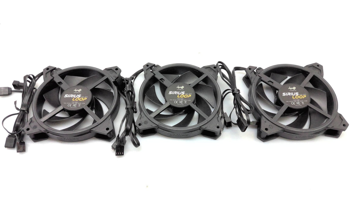 INWIN Sirius Loop ASL120 RGB 120mm Computer Case Fan - (3x Fans)