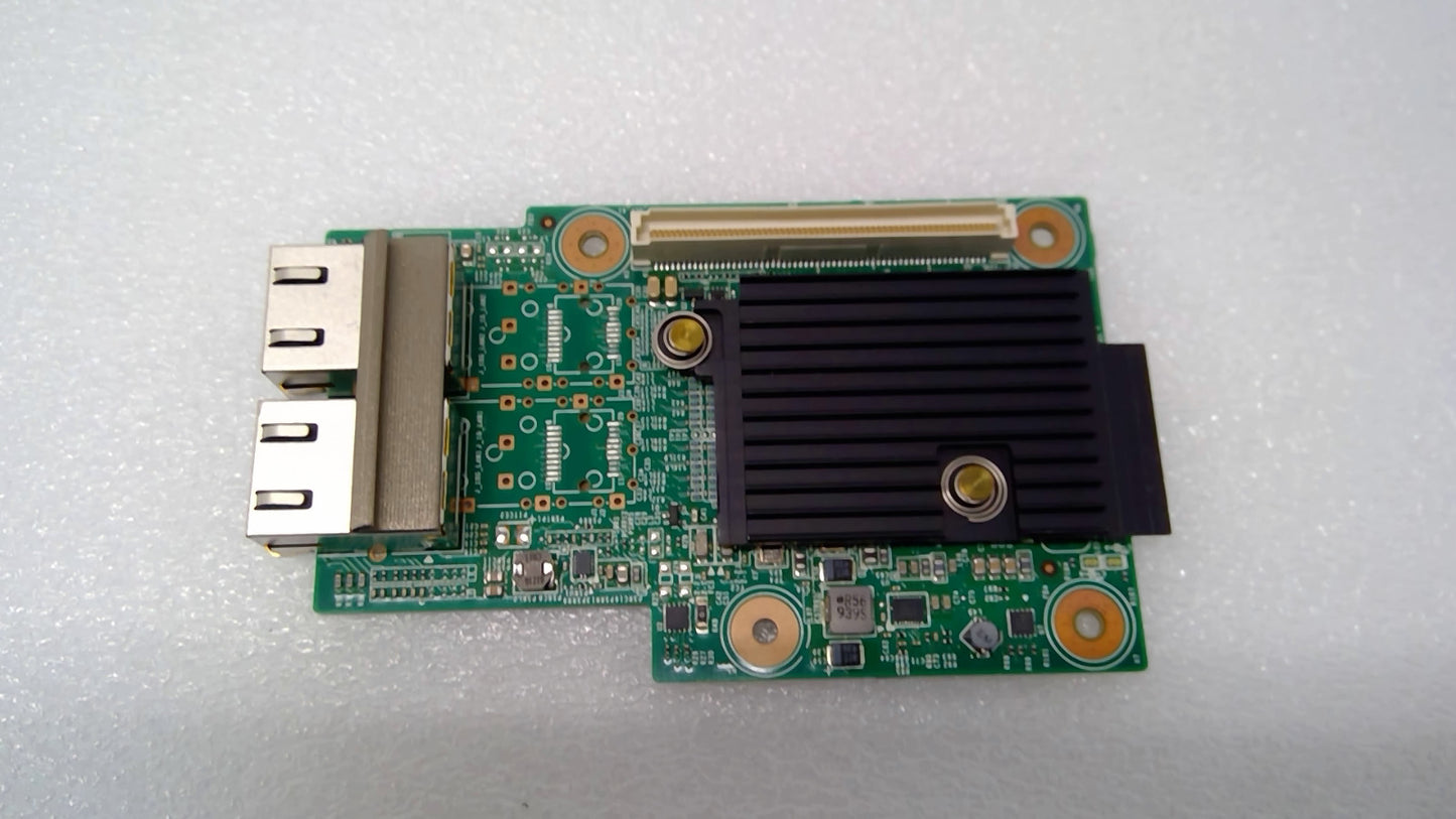 DELL BROADCOM 57416 0WTV34 Dual Port Mezzanine Card 10GbE RJ45