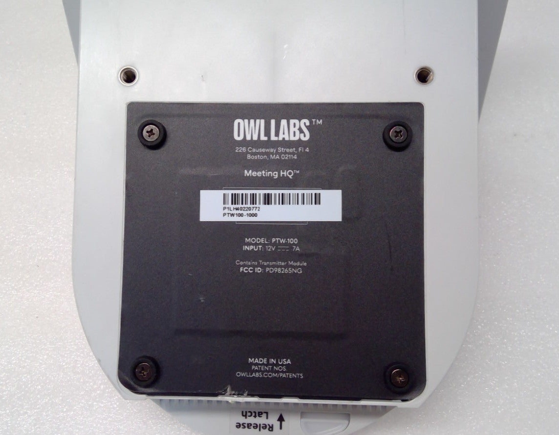 Owl Labs PTW-100 Meeting HQ In-Room Control Center PTW100-1000